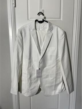 Suits for Men Size LG White 3 Pieces M710